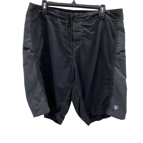 Kuhl Swim Kuhl Blackgrey Board Shorts Mens Size 38 Poshmark